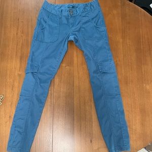Prana Blue Meme Cargo Pants - Size 6
